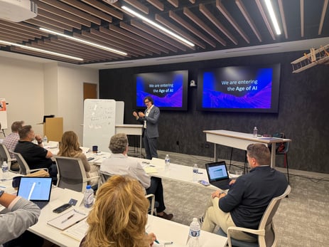 Dr Lamont Black of Filene presents at State National's Clinet Advisory Council