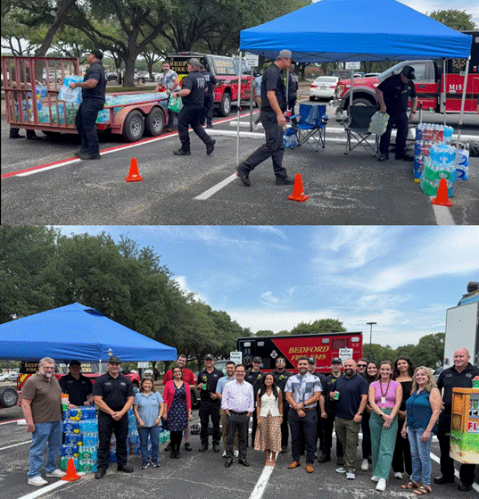 Bedford Fire Deptarment SNCares water drive
