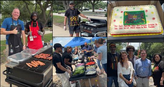 SNCares and BEAM Juneteenth cookout